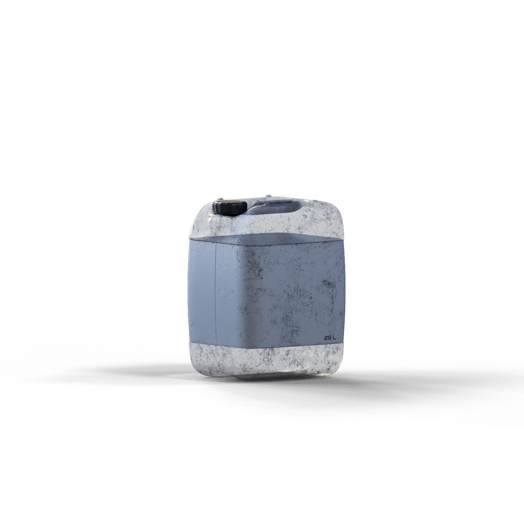 Canister Industrial Carafe 3D Model – Low Poly Game Asset, FBX - View 10