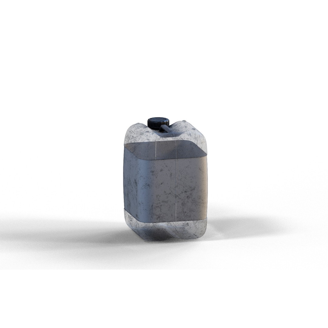 Canister Industrial Carafe 3D Model – Low Poly Game Asset, FBX - View 11