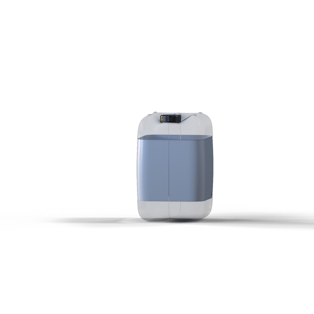 Canister Industrial Carafe 3D Model – Low Poly Game Asset, FBX - View 4