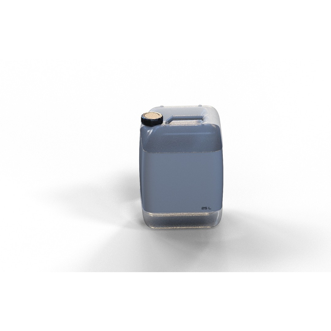 Canister Industrial Carafe 3D Model – Low Poly Game Asset, FBX - View 5