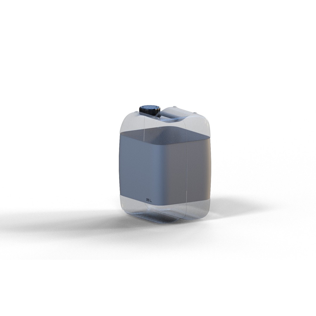 Canister Industrial Carafe 3D Model – Low Poly Game Asset, FBX - View 6