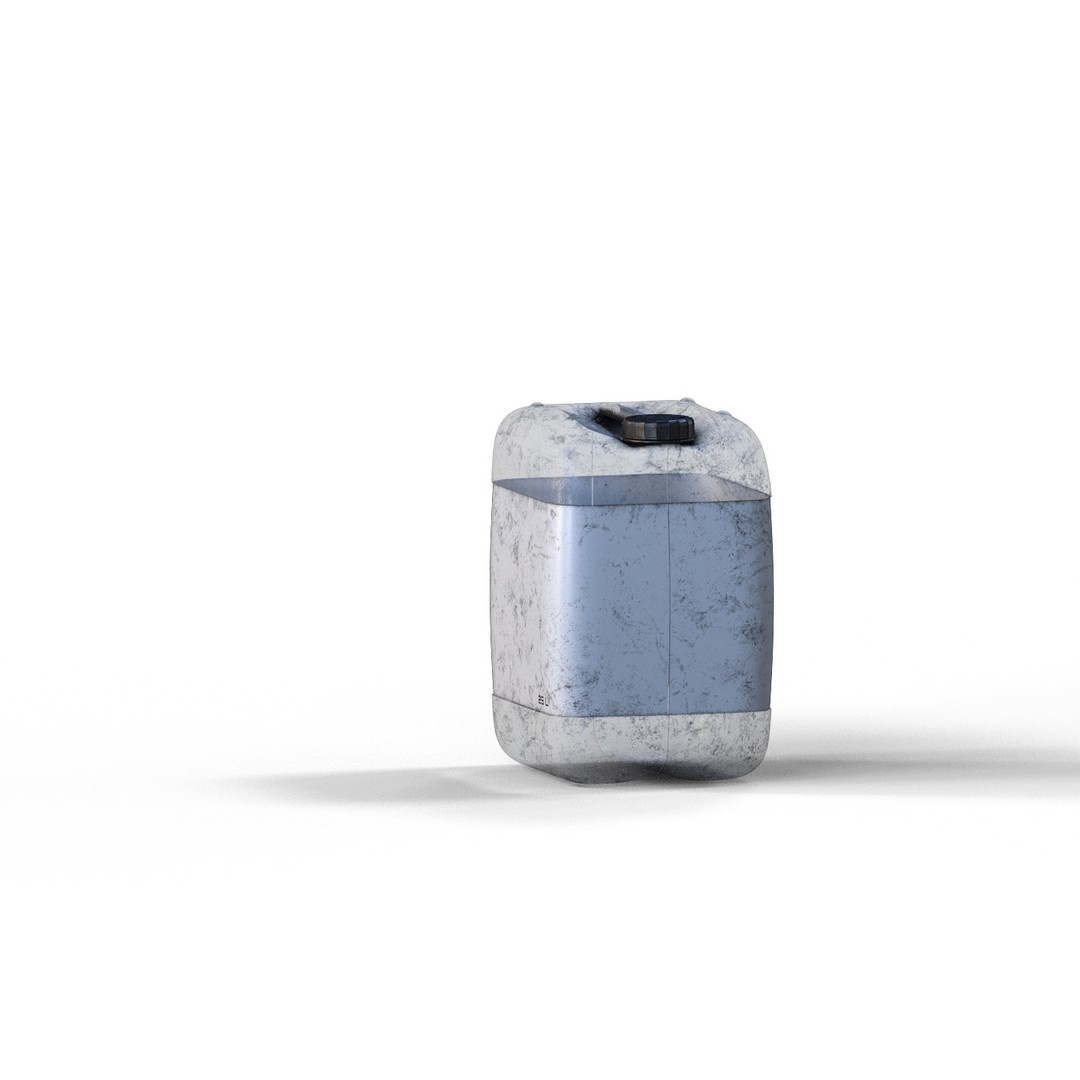 Canister Industrial Carafe 3D Model – Low Poly Game Asset, FBX - View 9