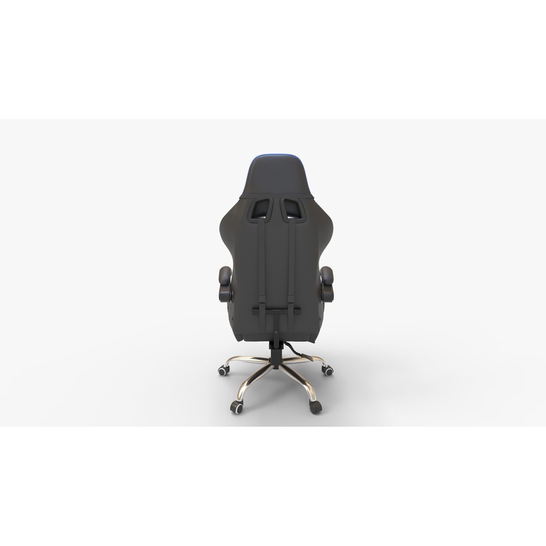 GTPLAYER Gaming Chair 3D Model – High-Quality PBR Interior Asset, FBX, OBJ - View 5
