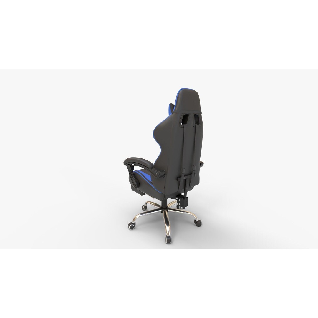 GTPLAYER Gaming Chair 3D Model – High-Quality PBR Interior Asset, FBX, OBJ - View 6