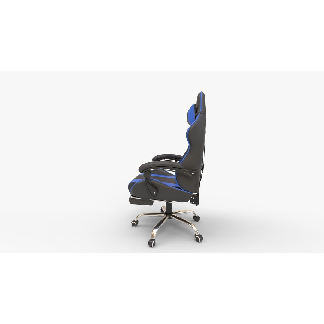 GTPLAYER Gaming Chair 3D Model – High-Quality PBR Interior Asset, FBX, OBJ - View 7