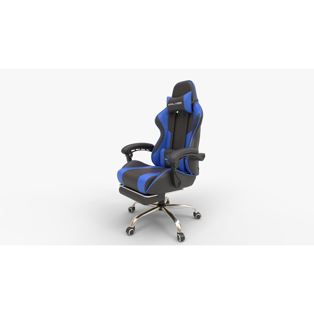 GTPLAYER Gaming Chair 3D Model – High-Quality PBR Interior Asset, FBX, OBJ - View 8