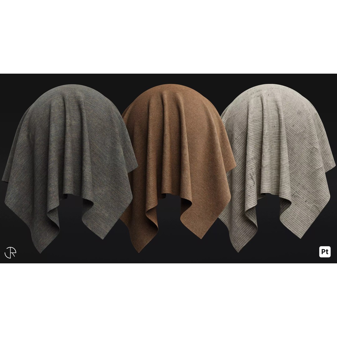 Every Day Fabric 3D Model – Smart Materials Pack for Substance Painter - View 5