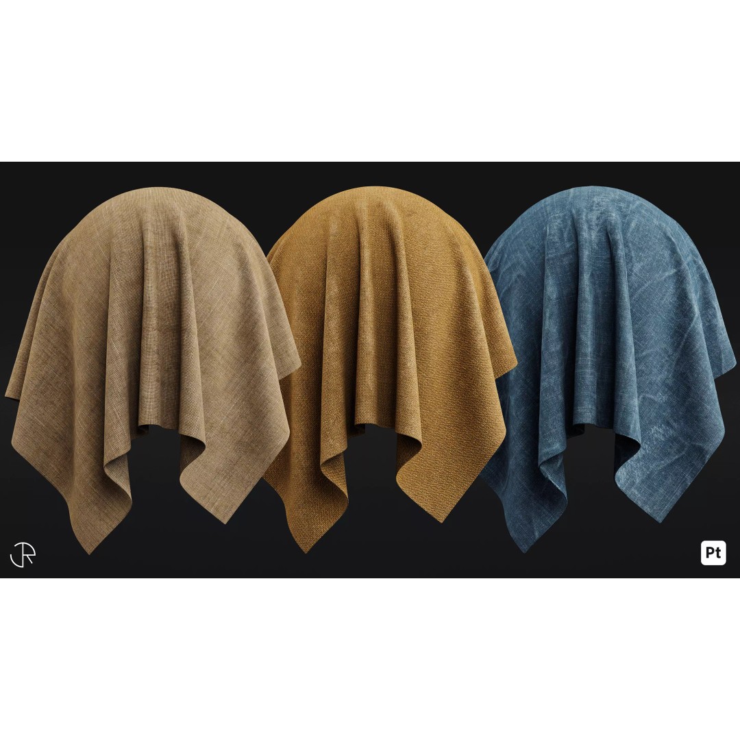 Every Day Fabric 3D Model – Smart Materials Pack for Substance Painter - View 7