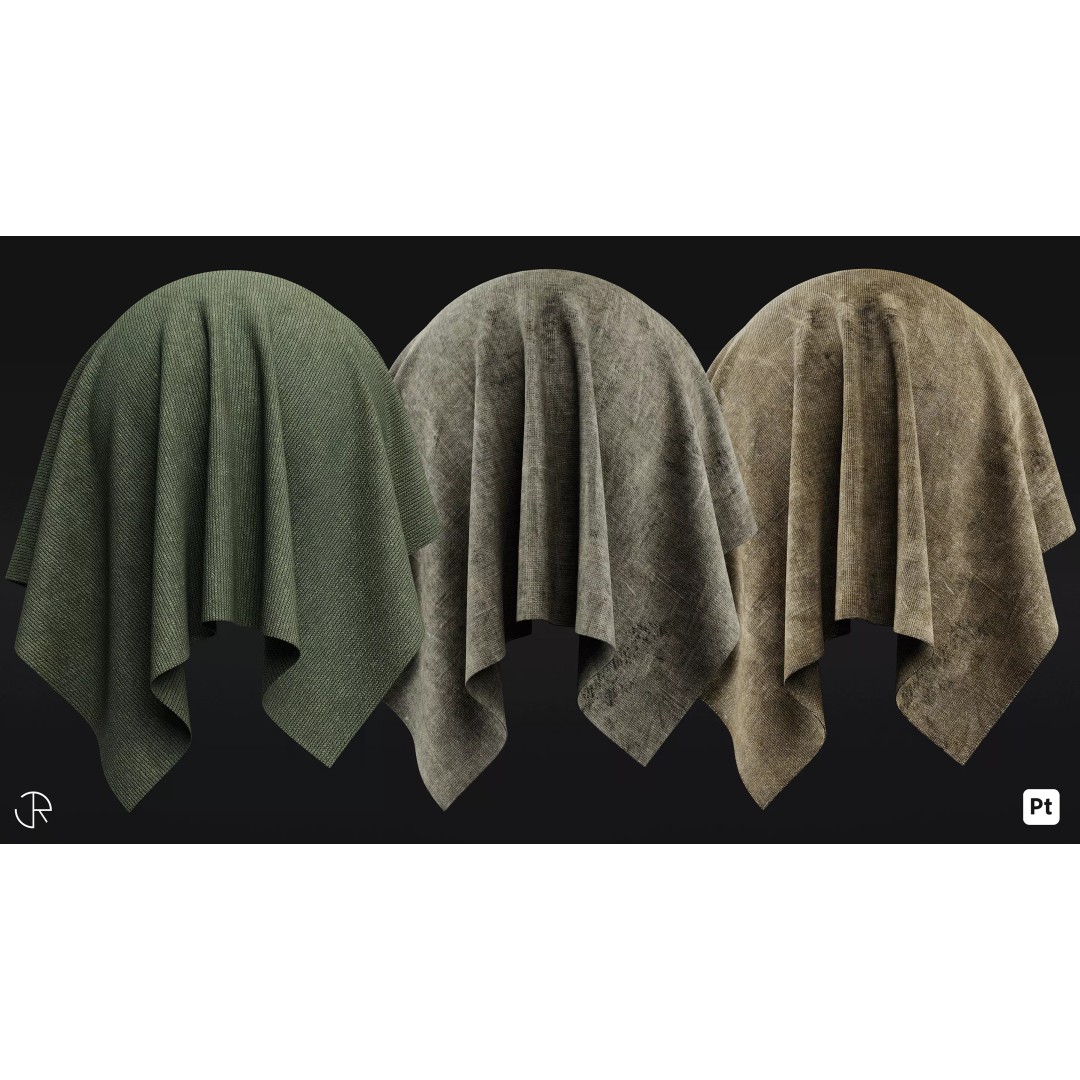 Every Day Fabric 3D Model – Smart Materials Pack for Substance Painter - View 8