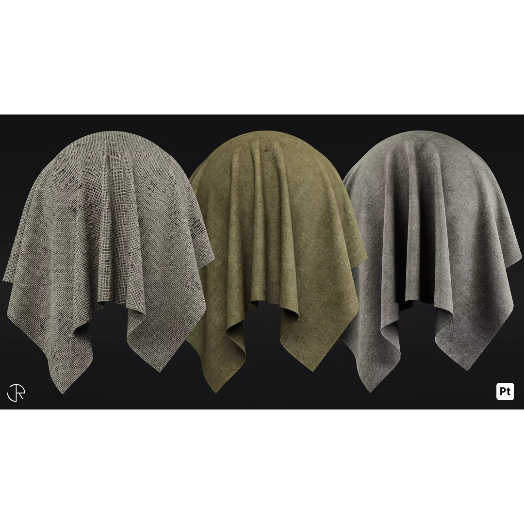 Every Day Fabric 3D Model – Smart Materials Pack for Substance Painter - View 9