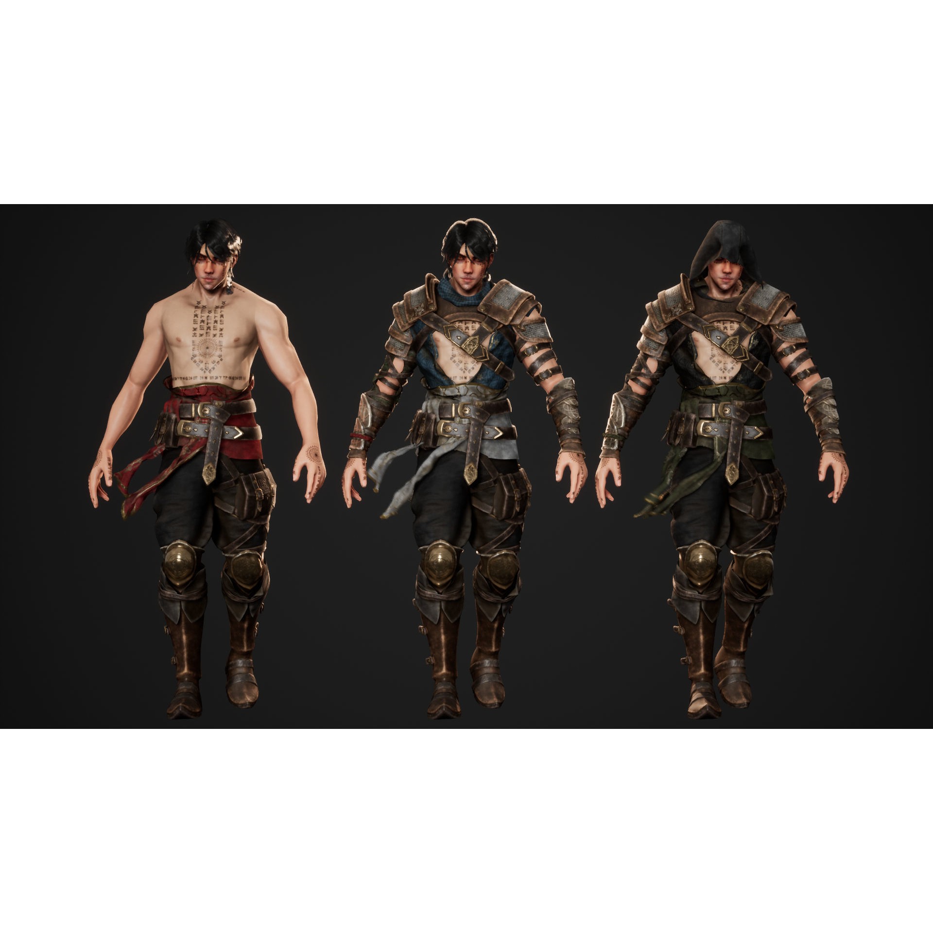 Eastern Assassin - Low-Poly Game-Ready 3D Model