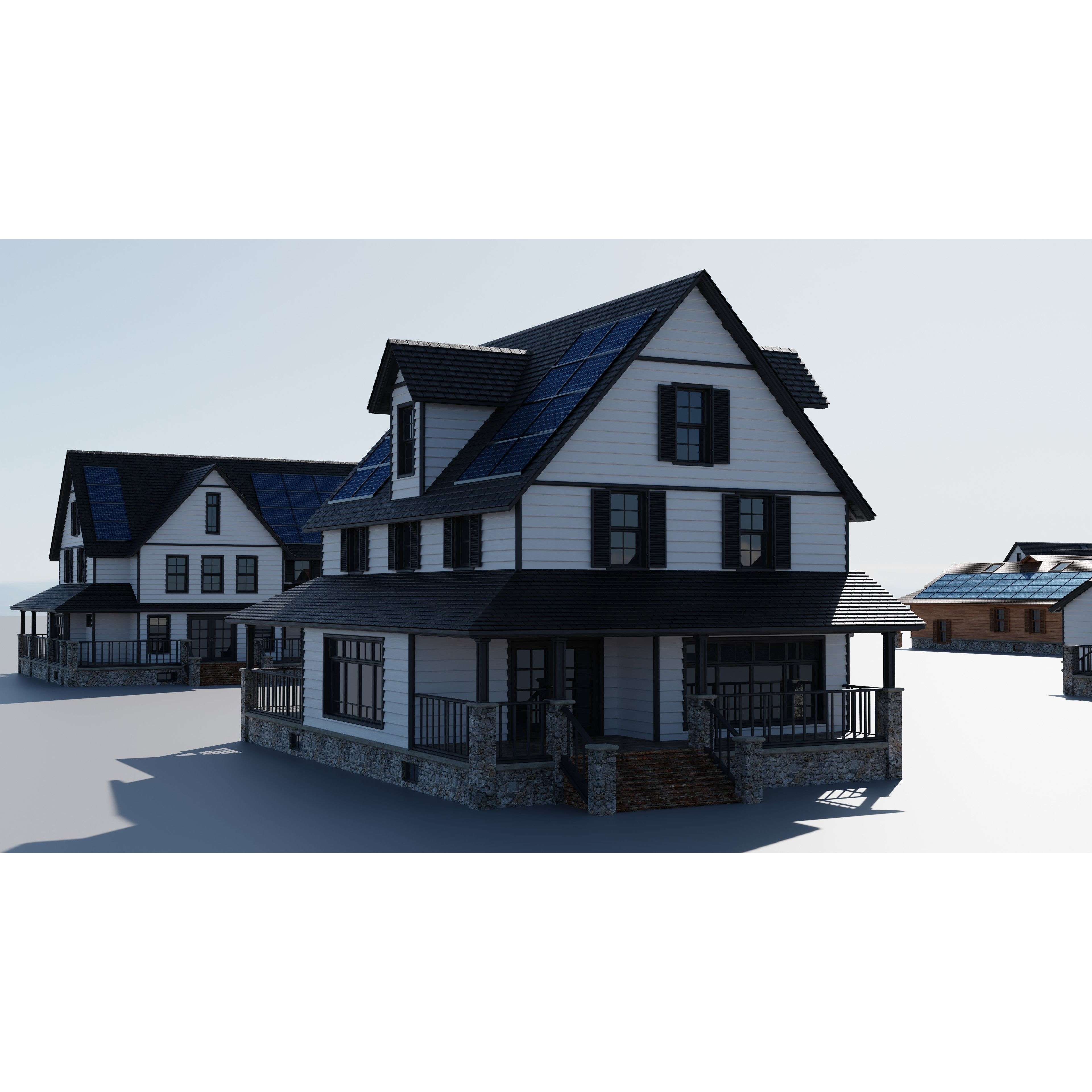 20 House Pack - Low-Poly Game-Ready 3D Model - View 41