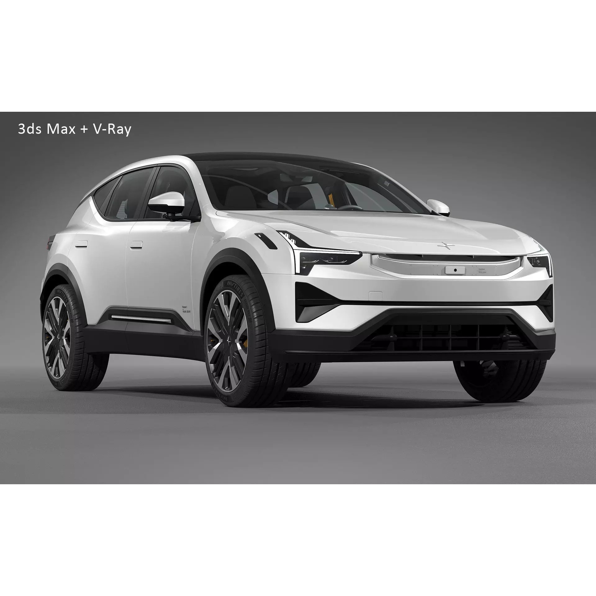 2024 Polestar 3 - Game-Ready 3D Model - View 21