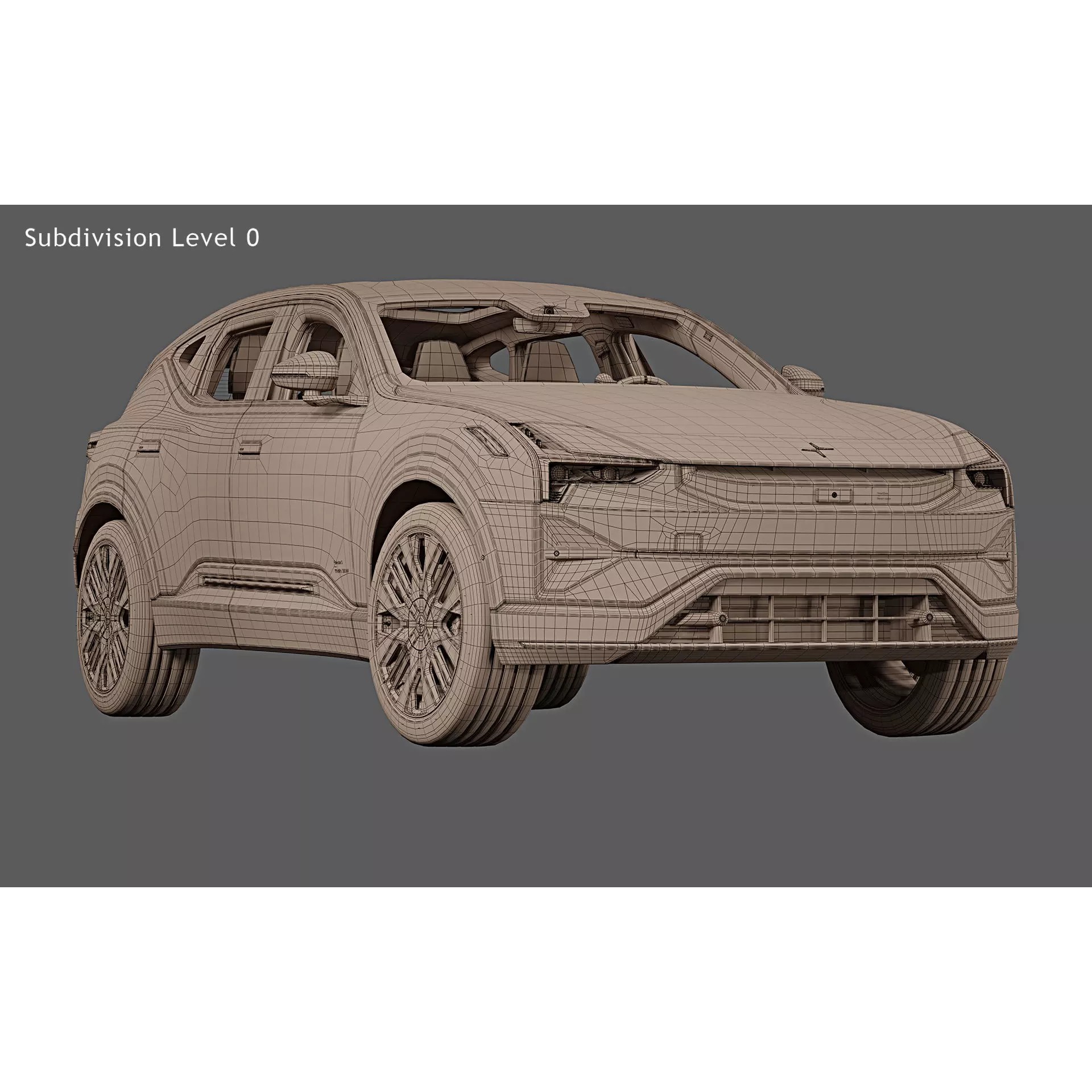 2024 Polestar 3 - Game-Ready 3D Model - View 22