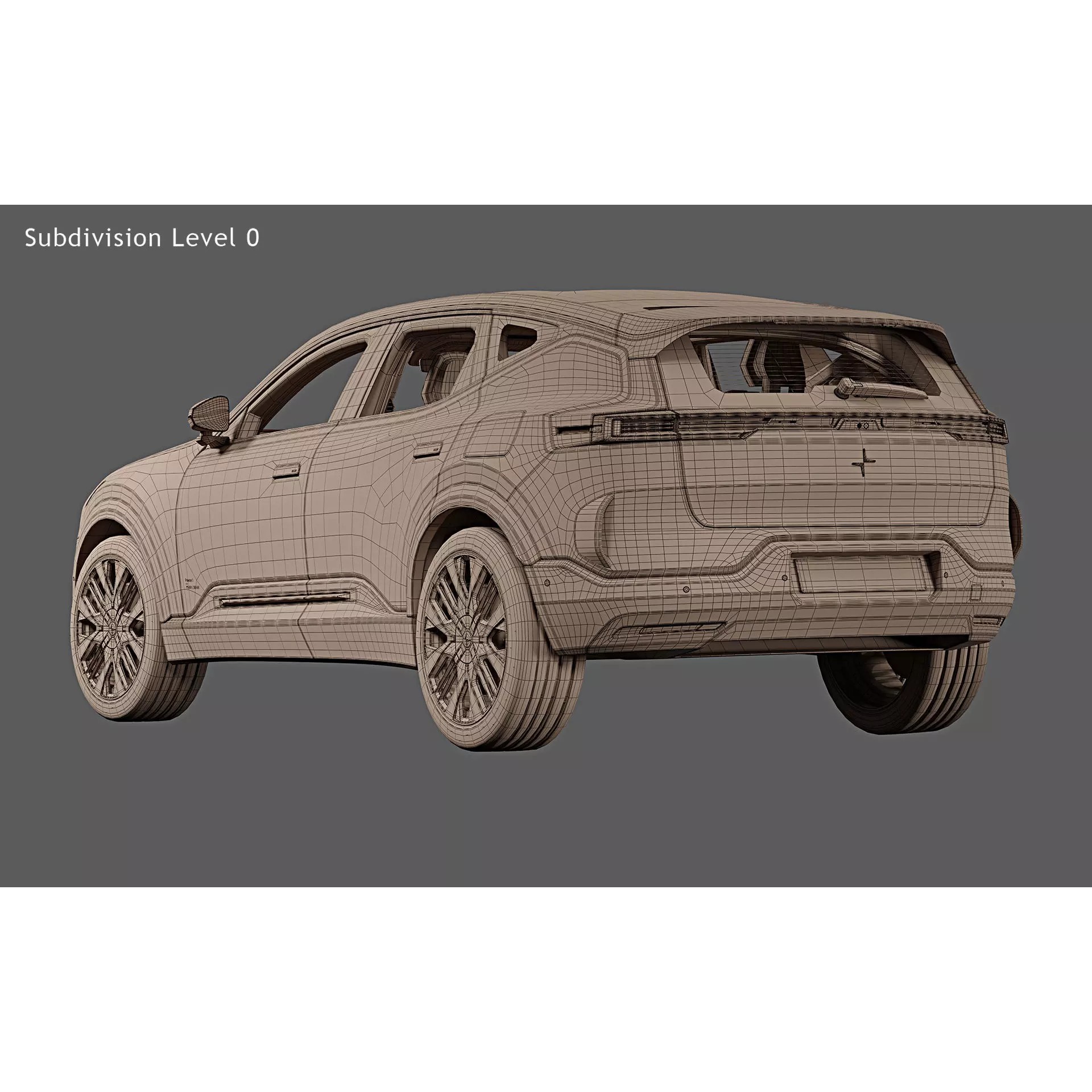 2024 Polestar 3 - Game-Ready 3D Model - View 23