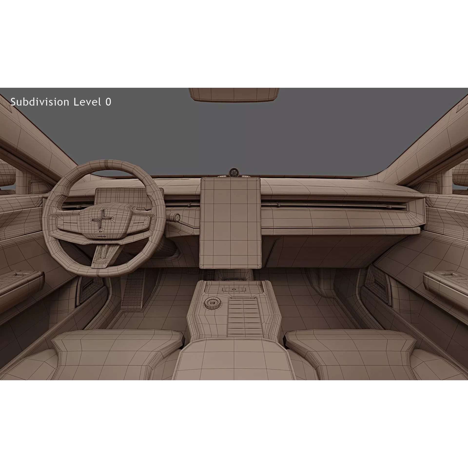 2024 Polestar 3 - Game-Ready 3D Model - View 24