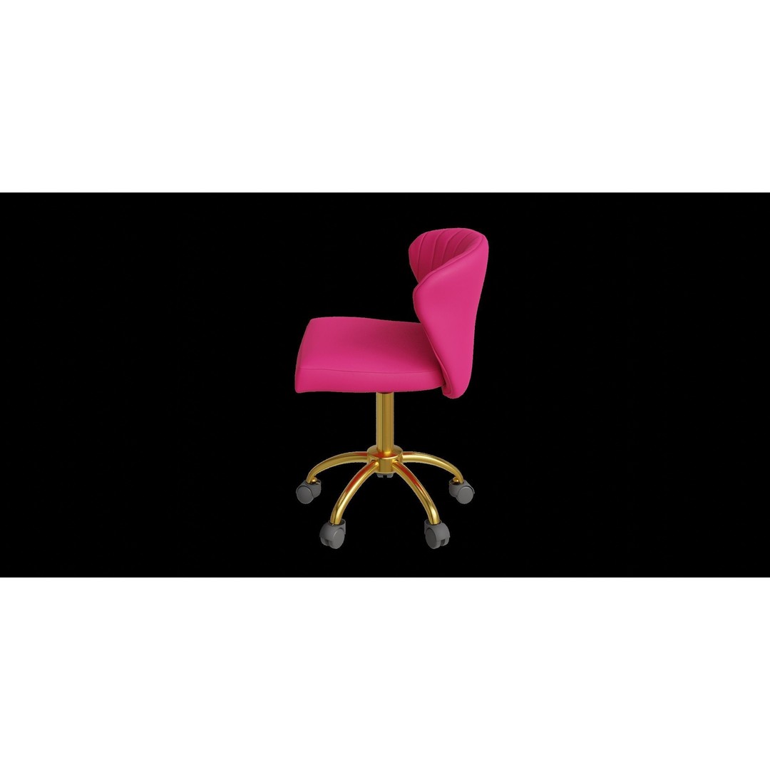 Dalila Desk Chair 3D Model – Low Poly Modern Furniture for Archviz