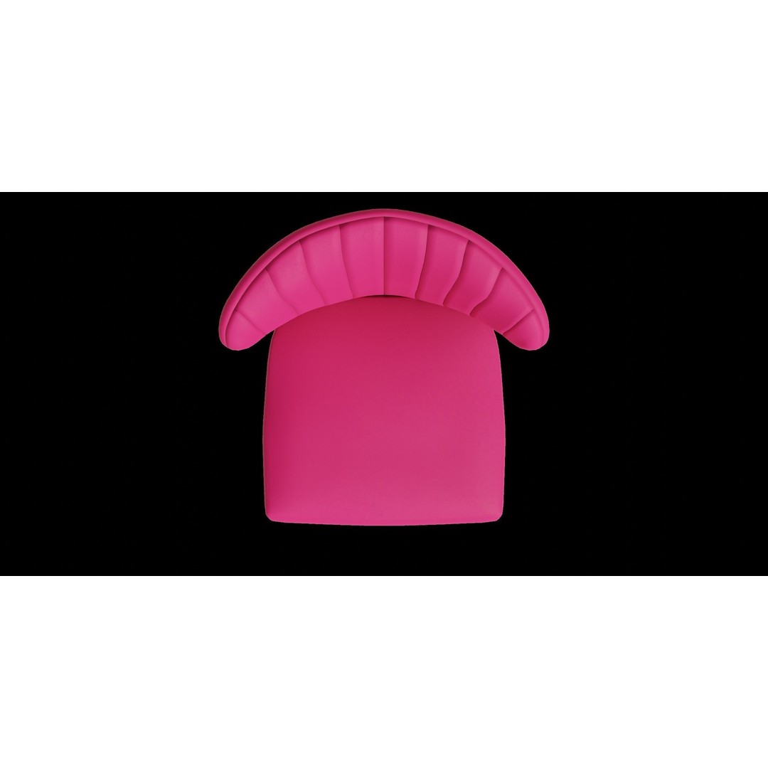 Dalila Desk Chair 3D Model – Low Poly Modern Furniture for Archviz - View 3