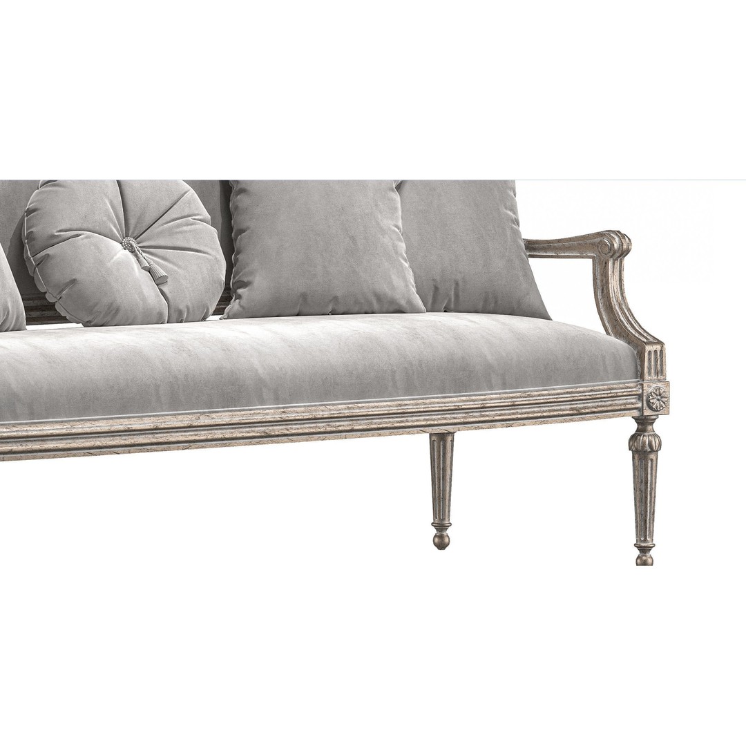 Ebanista Baladin Sofa 3D Model – Classic Furniture Asset, FBX - View 10