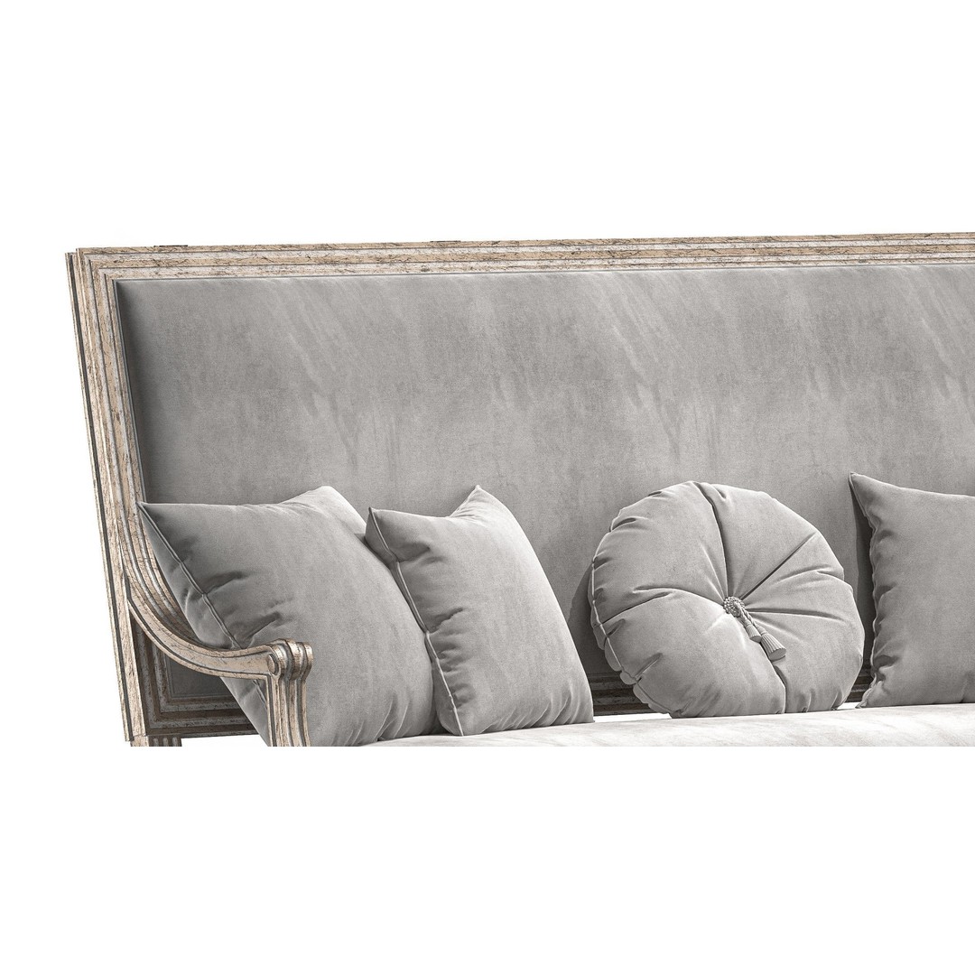 Ebanista Baladin Sofa 3D Model – Classic Furniture Asset, FBX - View 9