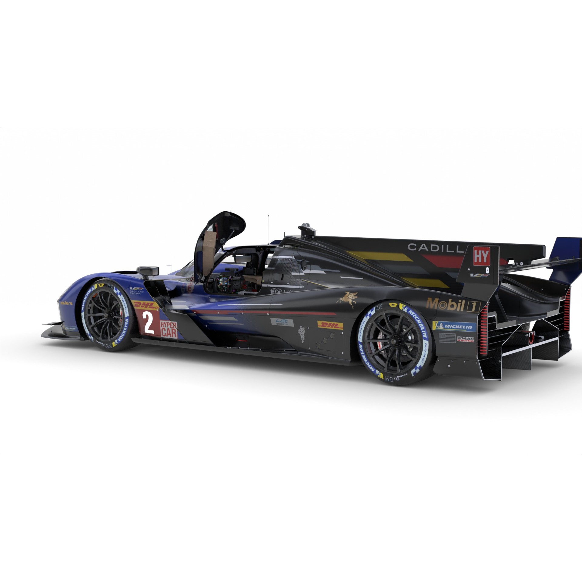 Cadillac V-Series.R 2023 - Game-Ready 3D Model - View 10