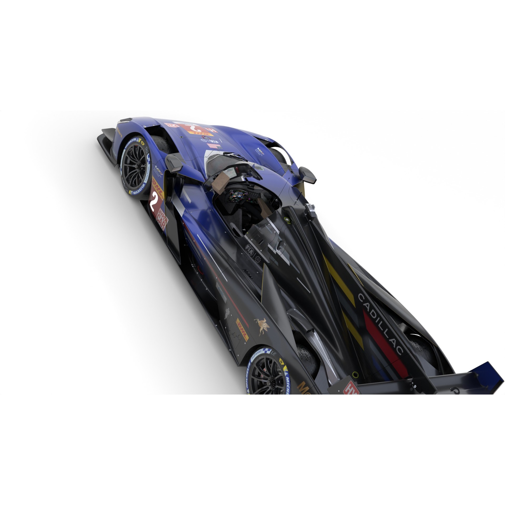 Cadillac V-Series.R 2023 - Game-Ready 3D Model - View 15