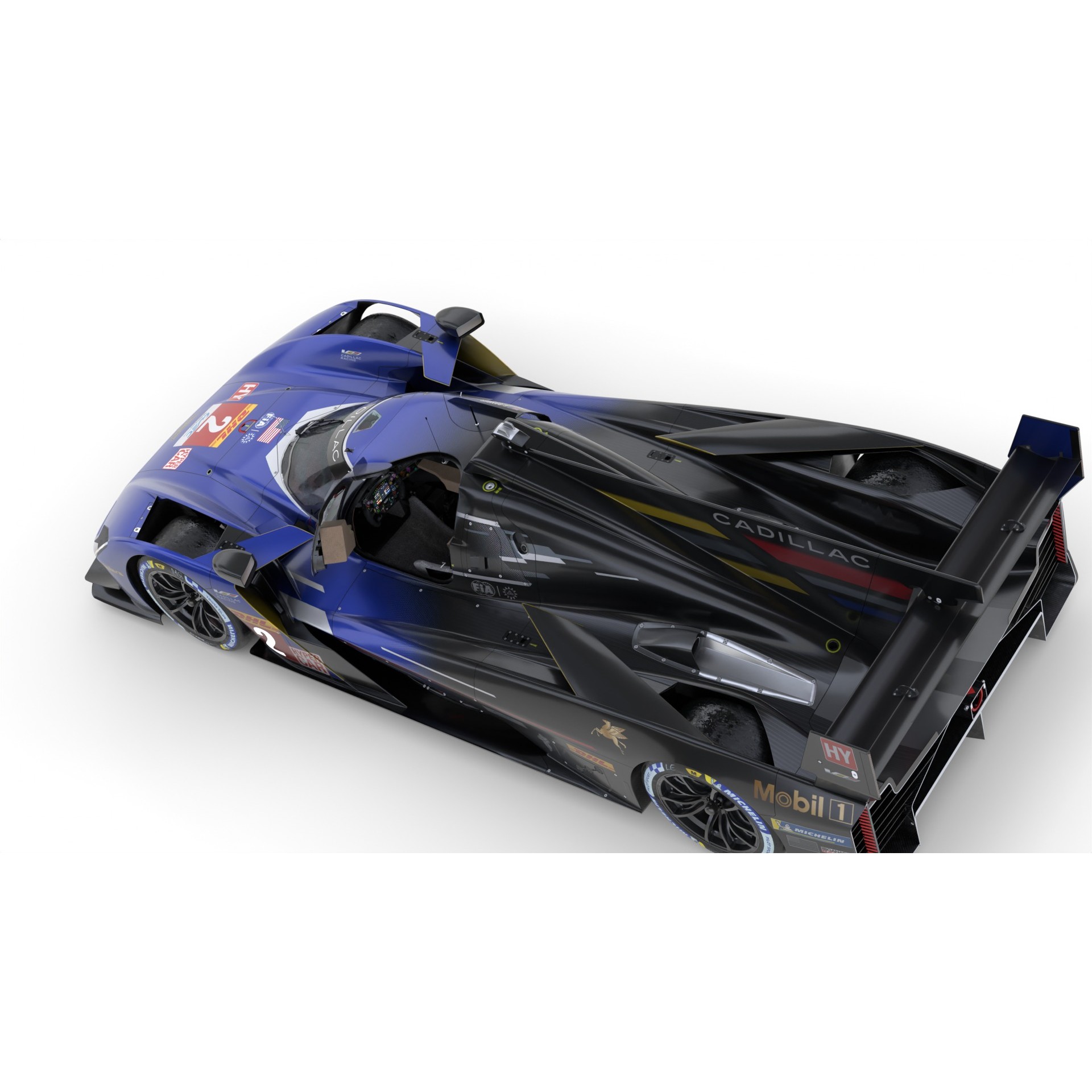 Cadillac V-Series.R 2023 - Game-Ready 3D Model - View 16