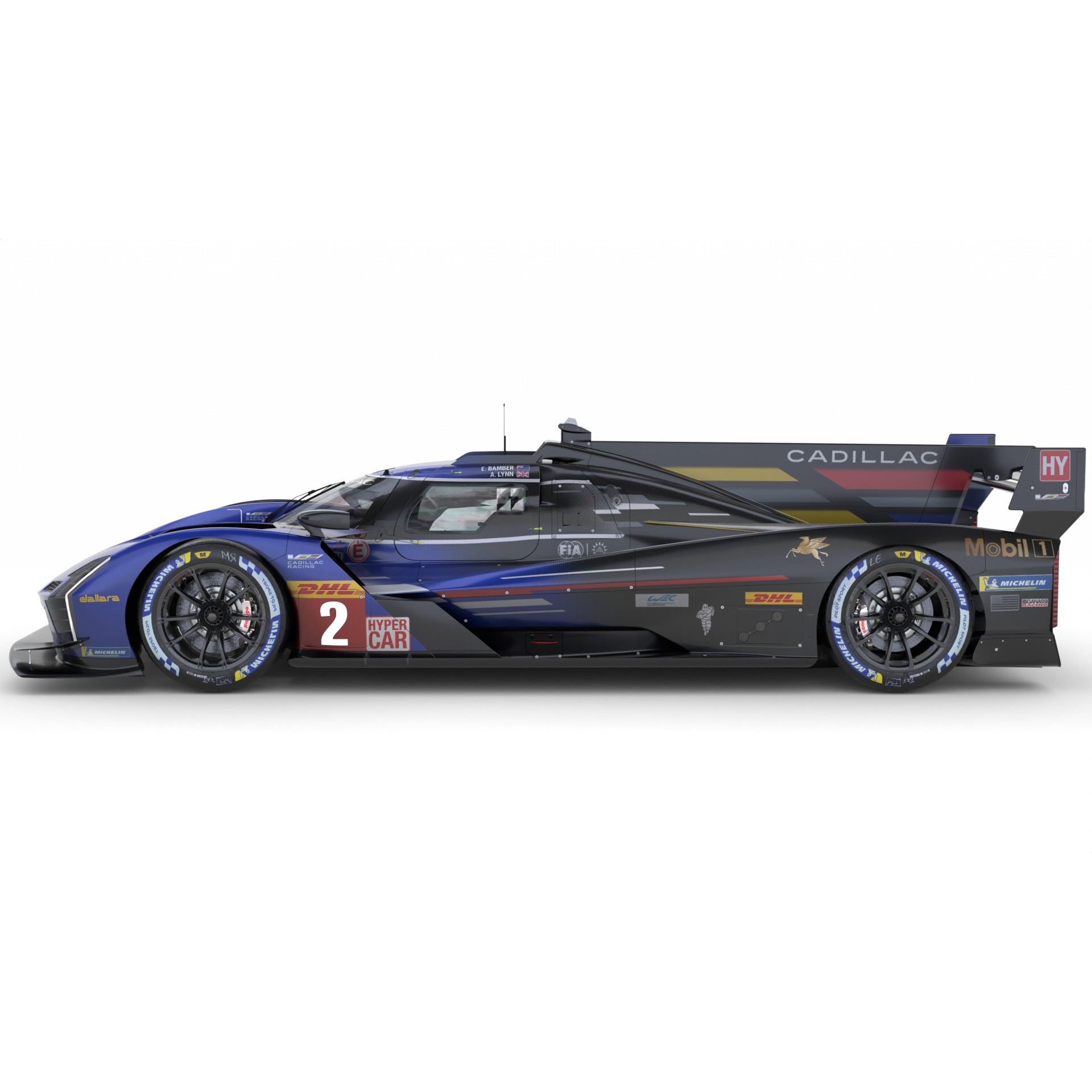 Cadillac V-Series.R 2023 - Game-Ready 3D Model - View 4