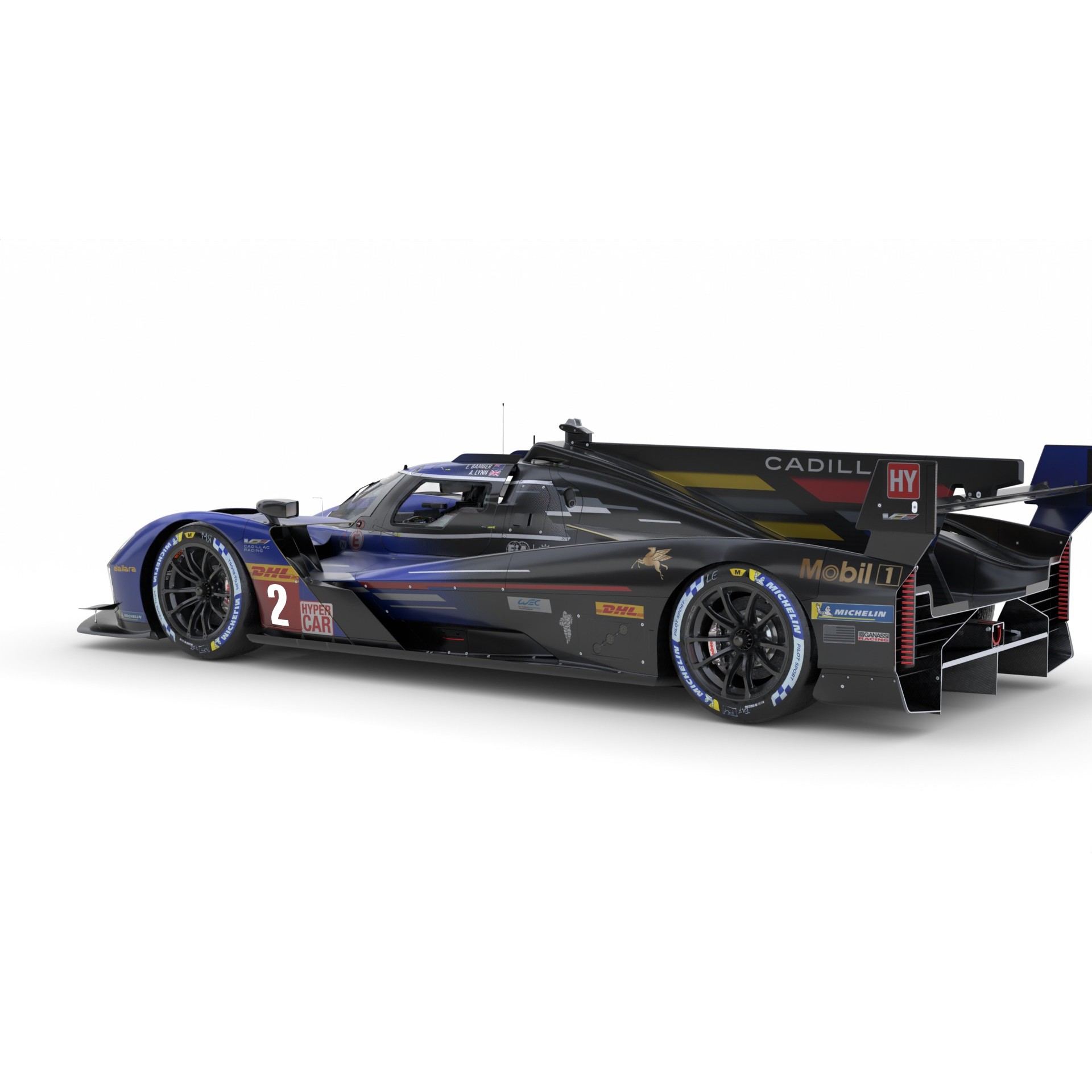 Cadillac V-Series.R 2023 - Game-Ready 3D Model - View 7