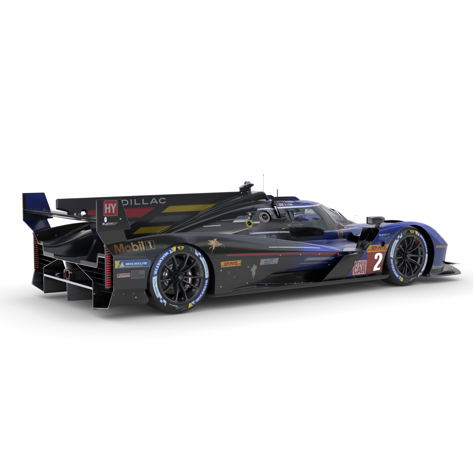 Cadillac V-Series.R 2023 - Game-Ready 3D Model - View 8
