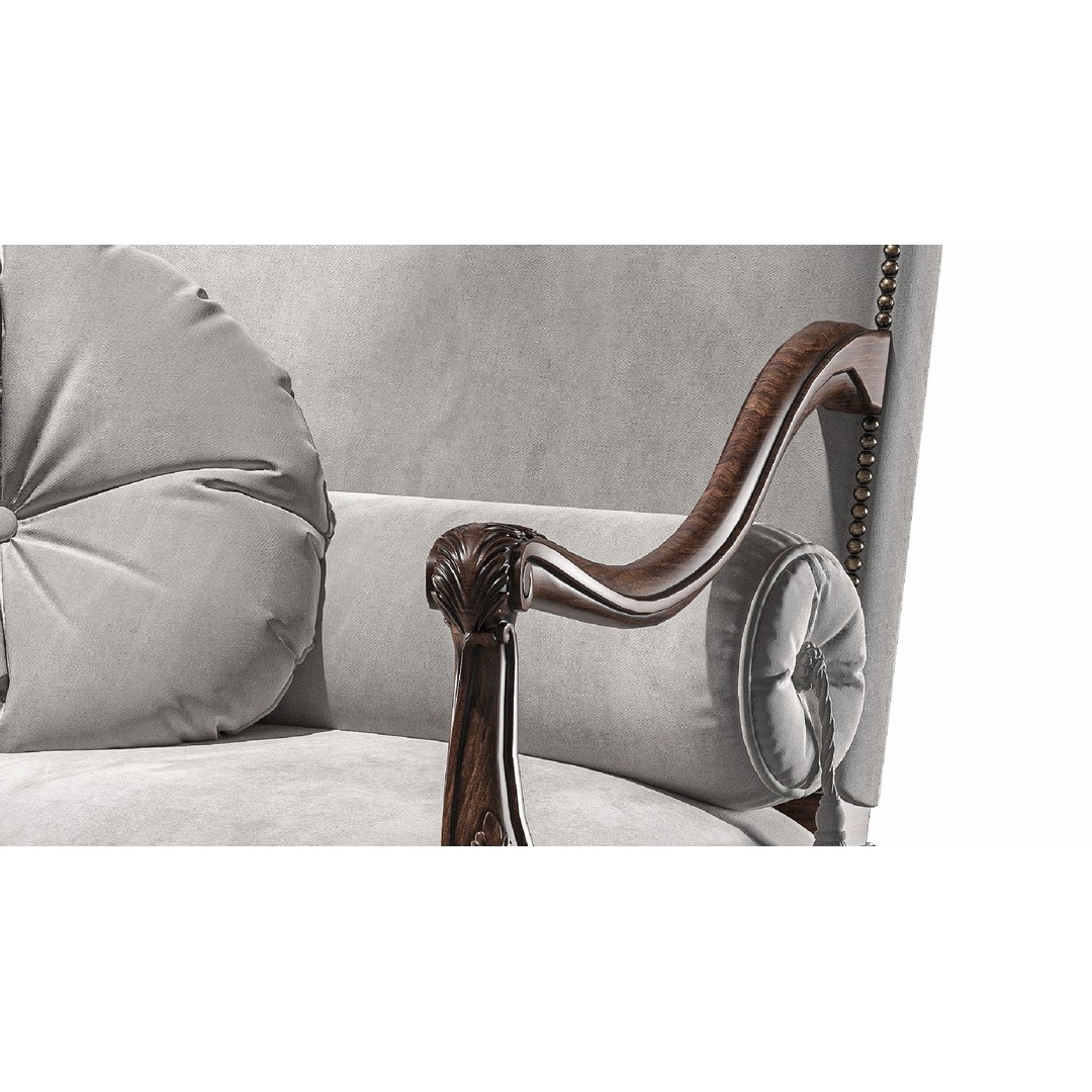Louis Armchair 3D Model – Classical Rococo Style, FBX & PBR Textures