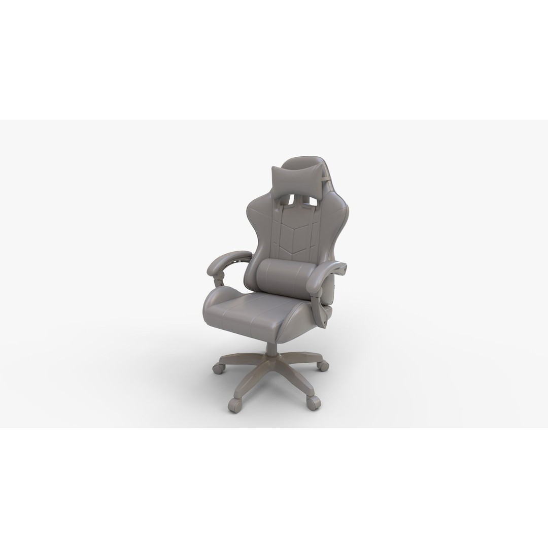 VinnySen Gaming Chair 3D Model – High Poly PBR Asset, FBX, OBJ - View 12