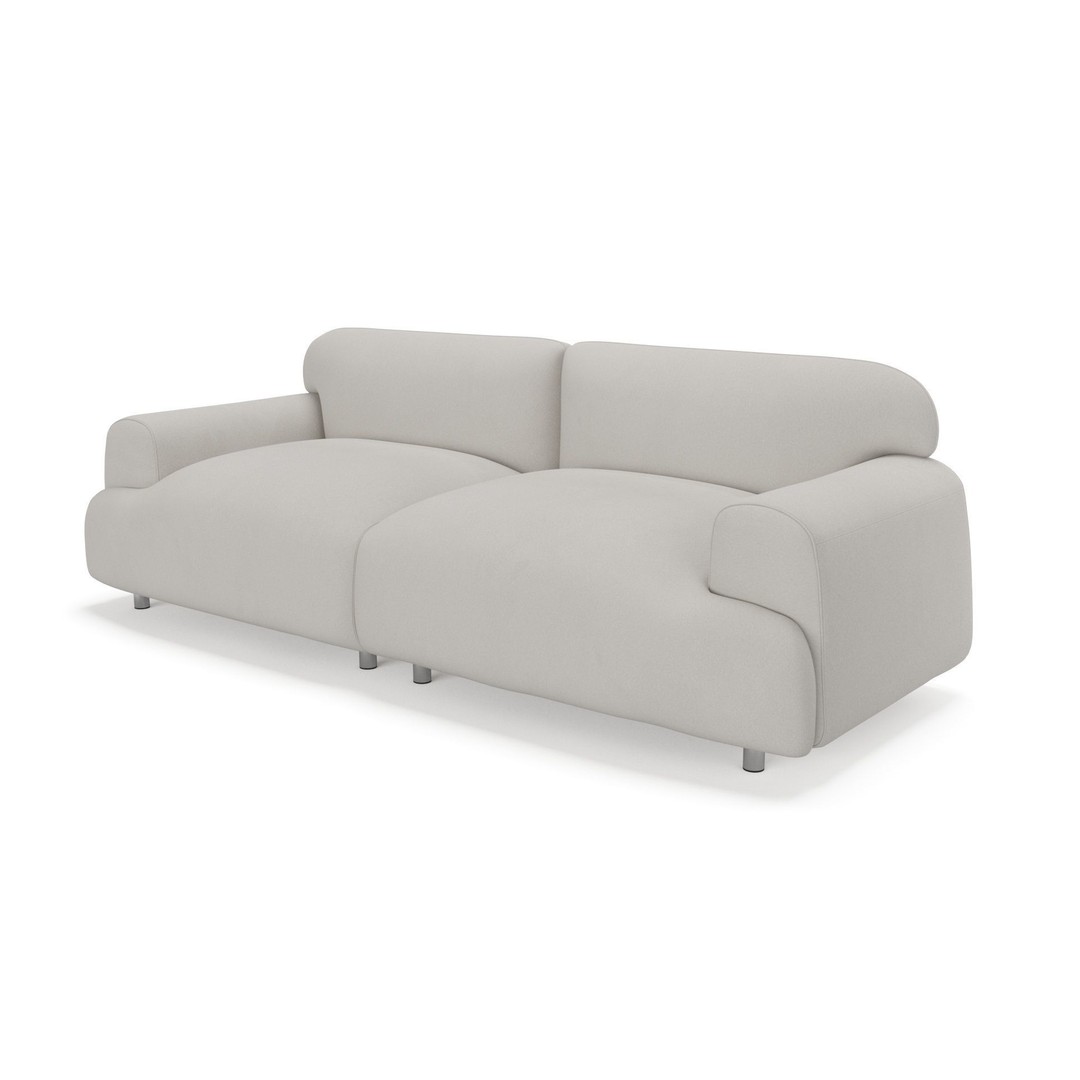 Oversize Deep Seat Sofa 3D Model – High Poly PBR Couch, FBX, OBJ - View 4