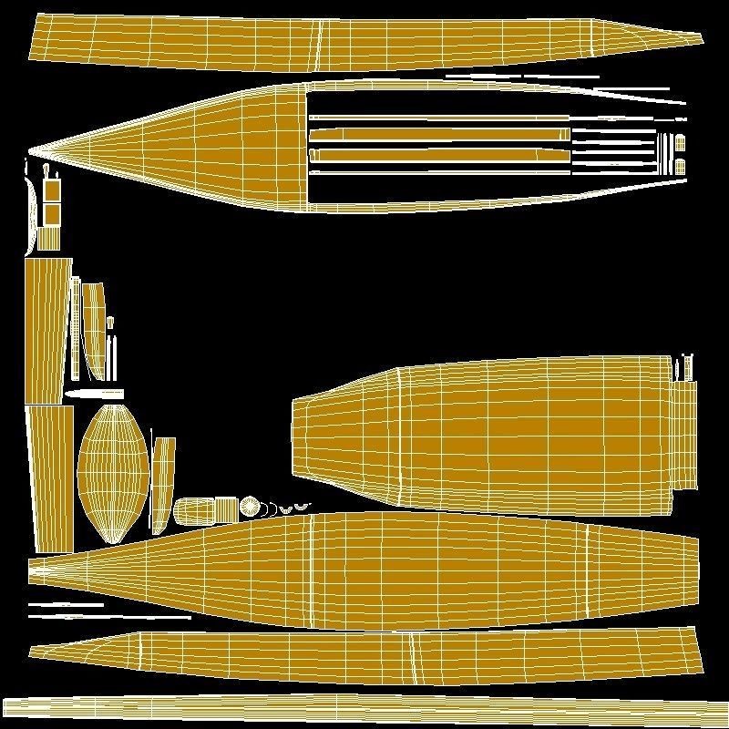 Sailing Yacht 3D Model – High Quality Racing Boat, FBX