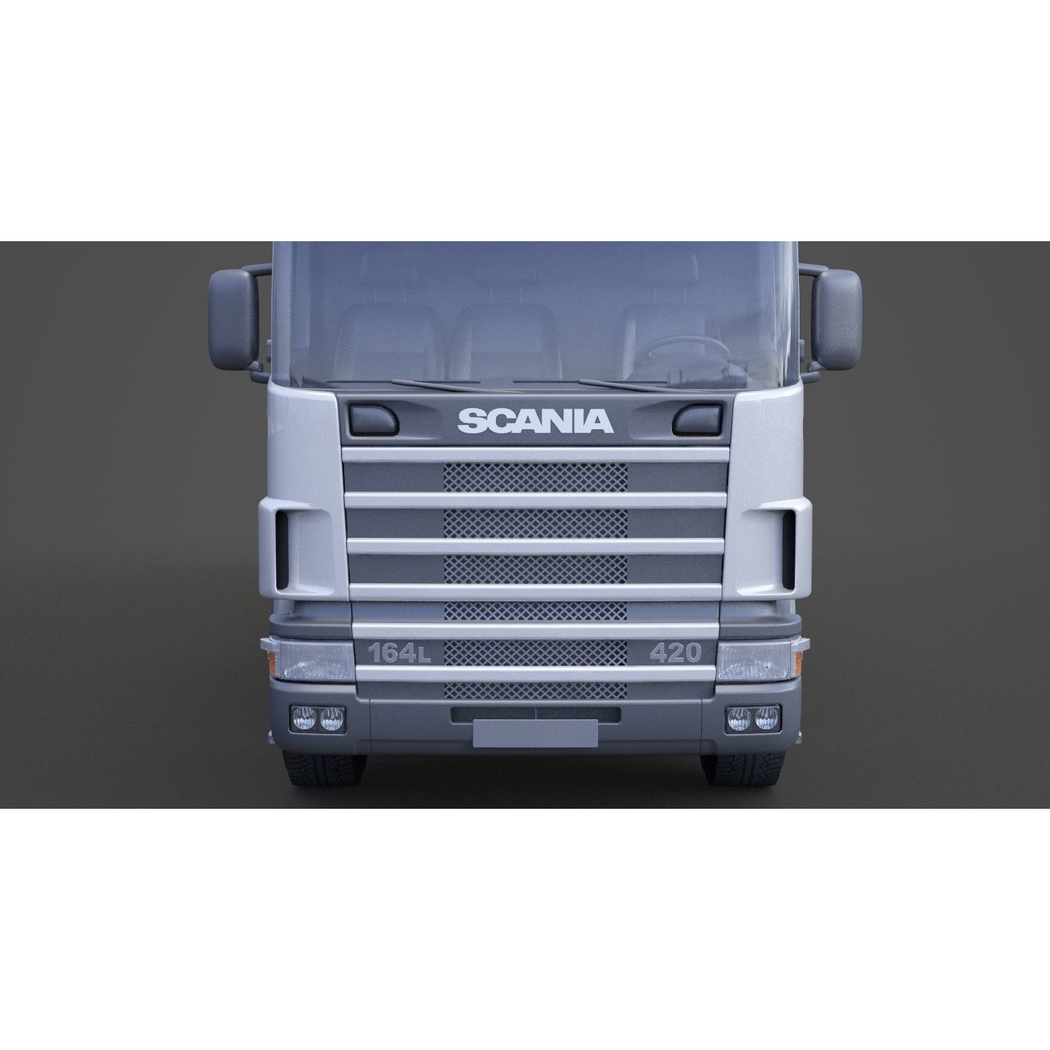 Container Truck 01 - Game-Ready 3D Model - View 14