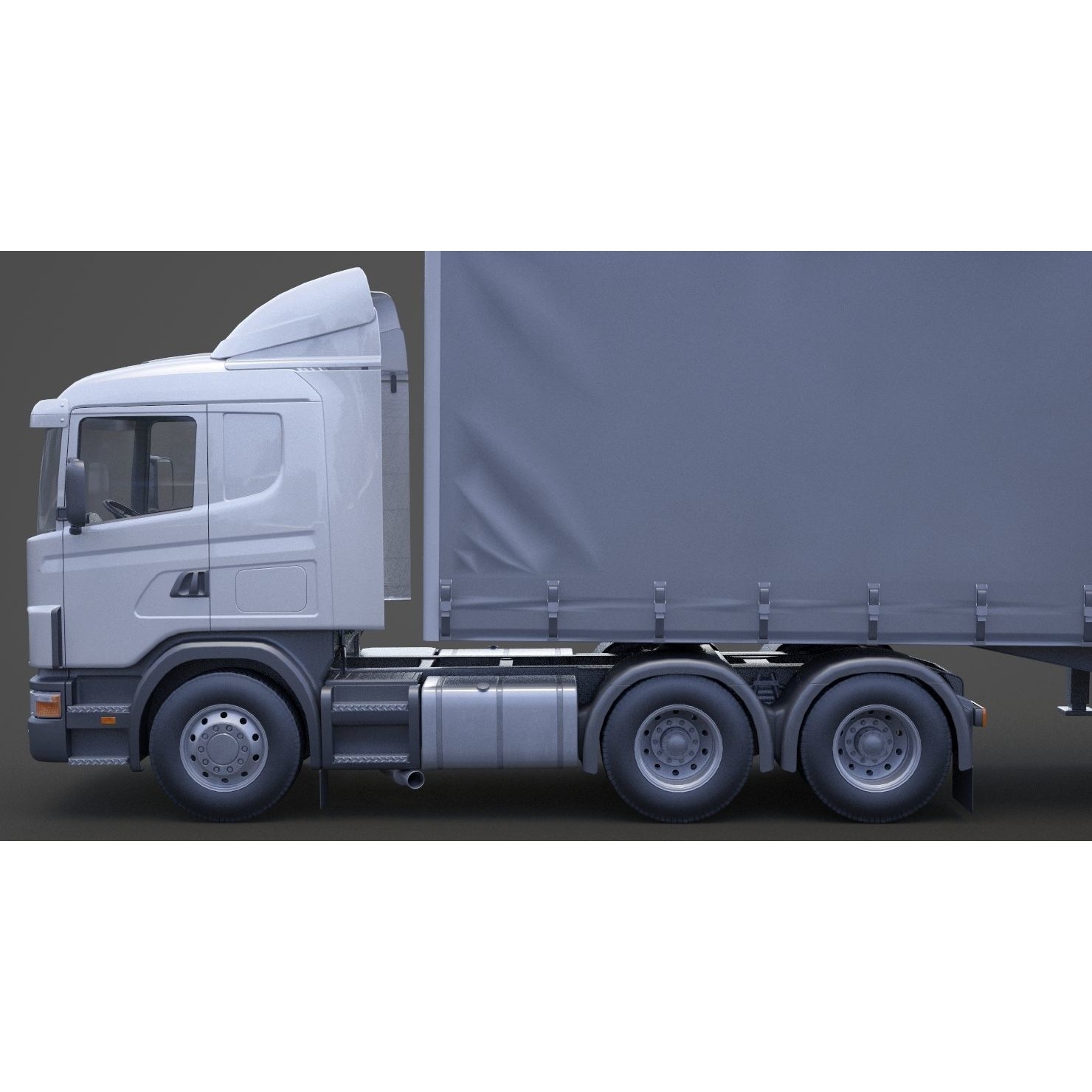 Container Truck 01 - Game-Ready 3D Model - View 16