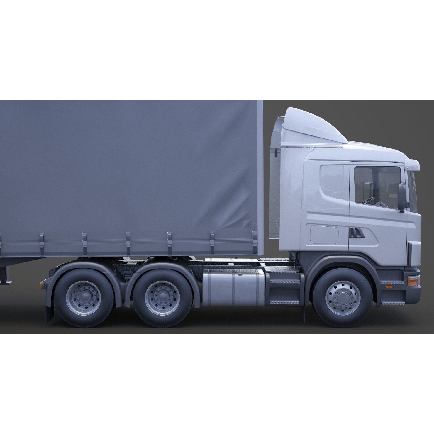 Container Truck 01 - Game-Ready 3D Model - View 19