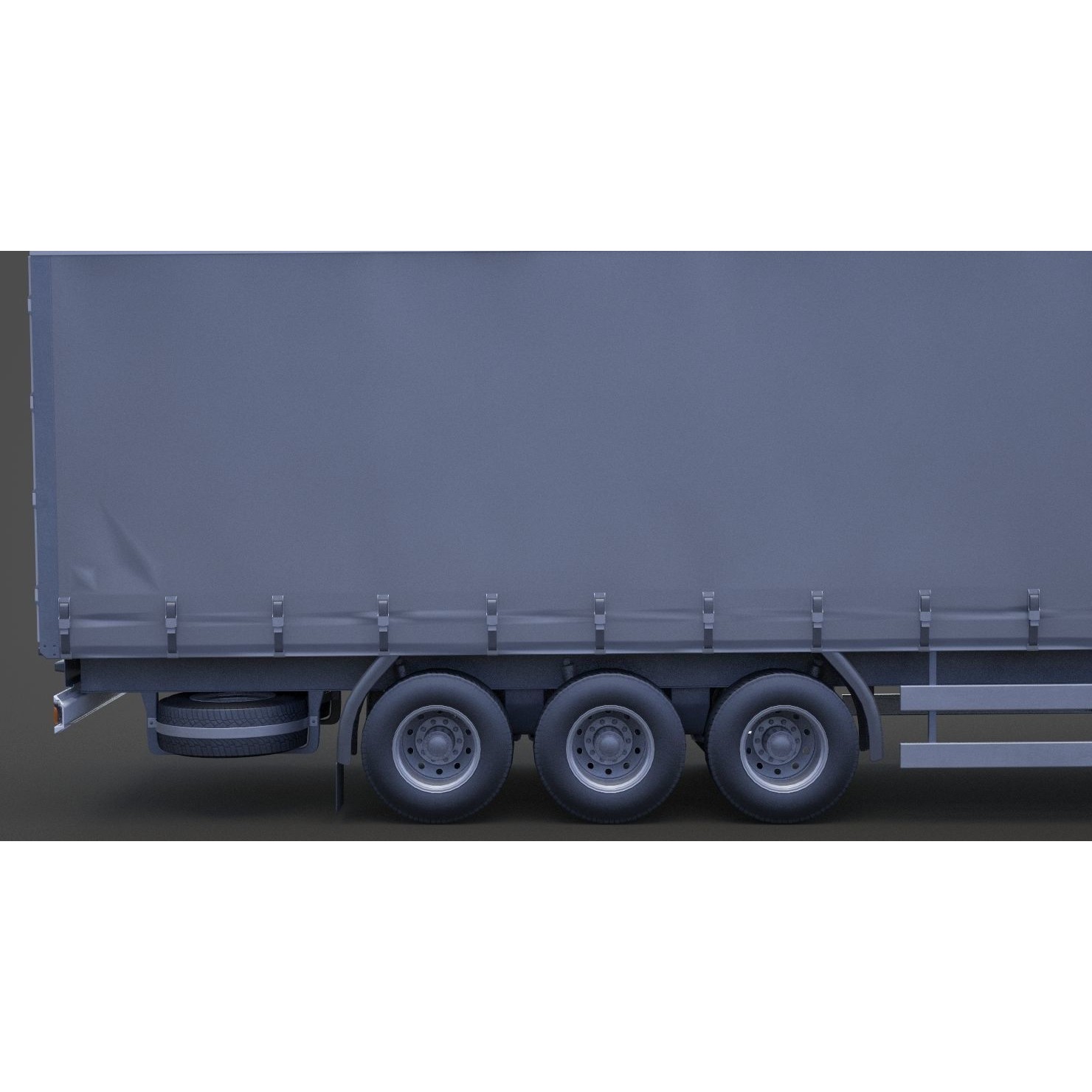 Container Truck 01 - Game-Ready 3D Model - View 21