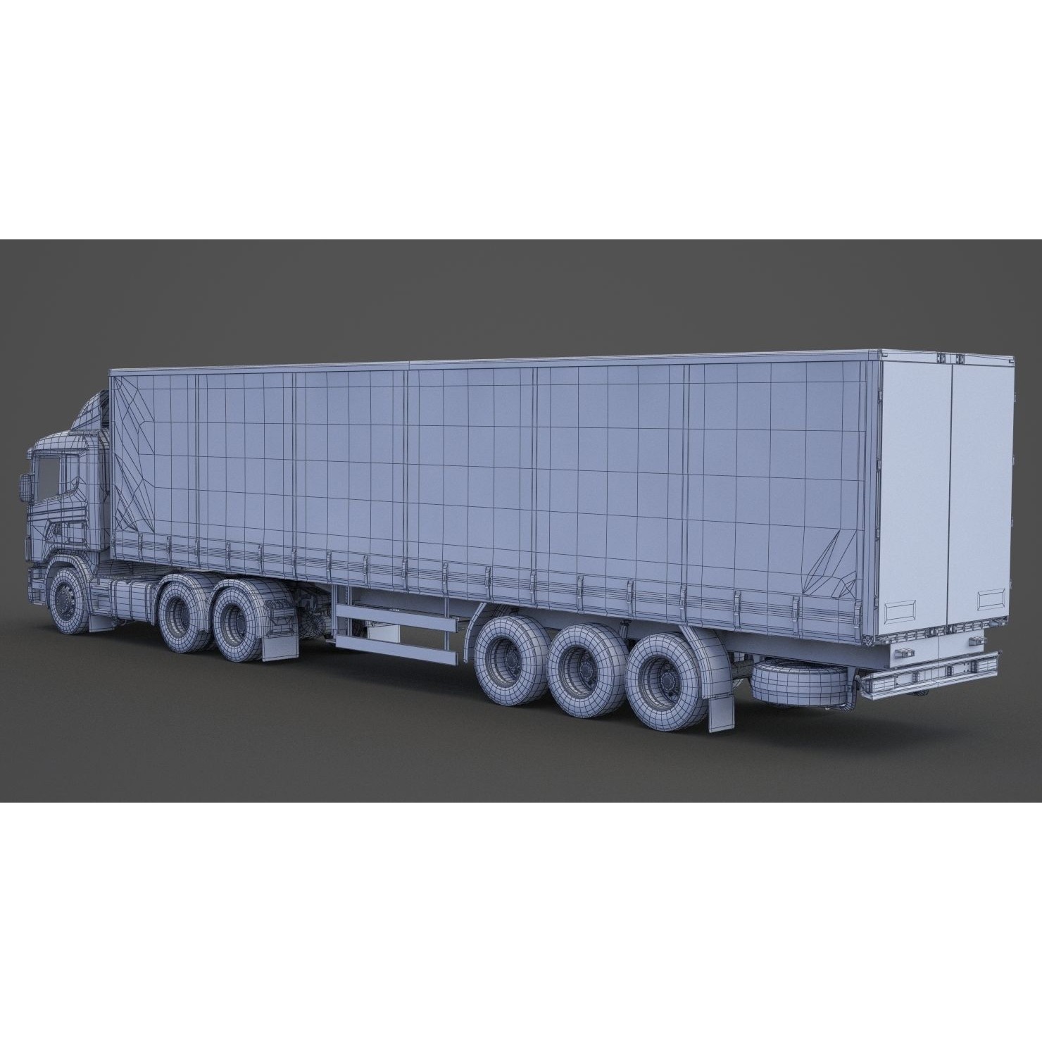 Container Truck 01 - Game-Ready 3D Model - View 26