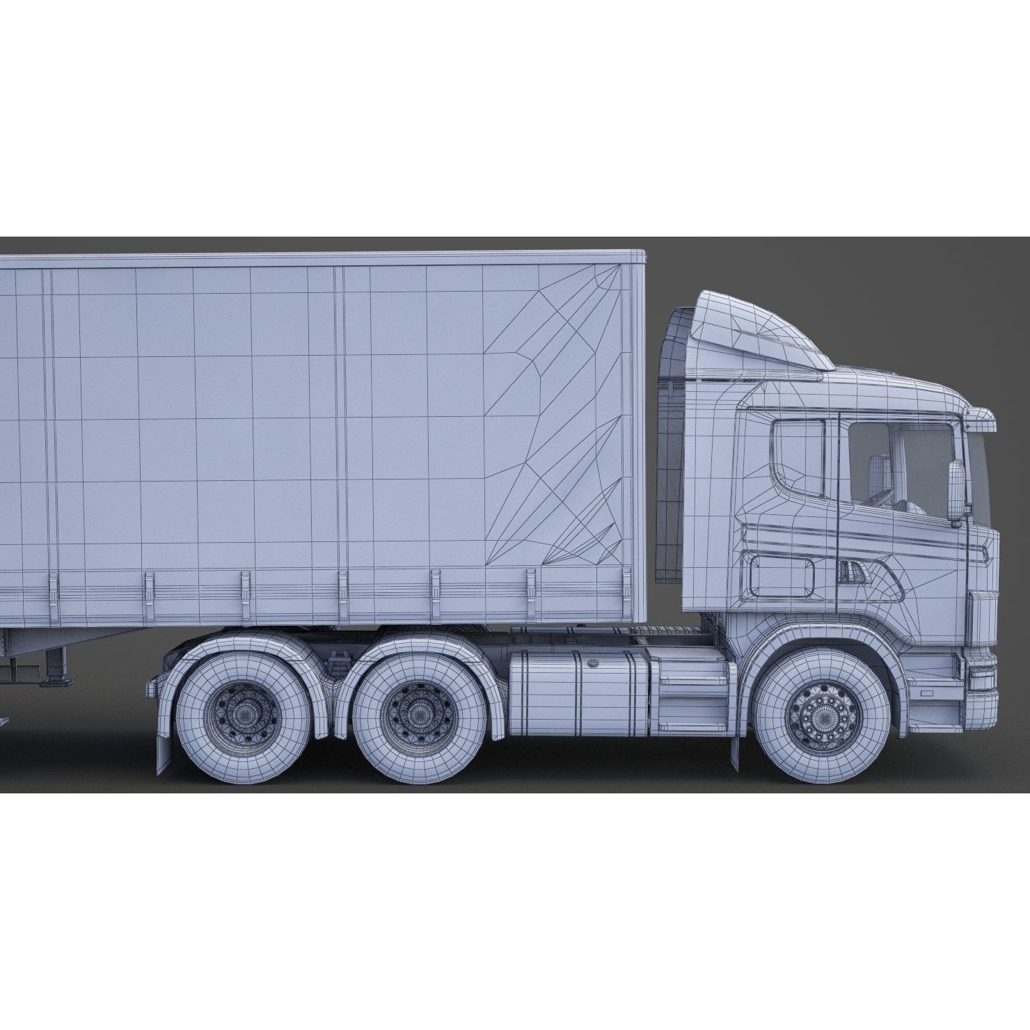 Container Truck 01 - Game-Ready 3D Model - View 33
