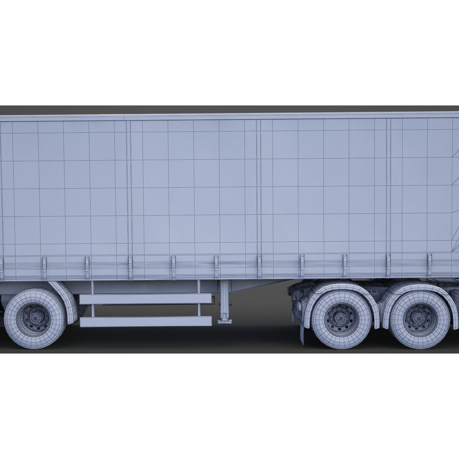 Container Truck 01 - Game-Ready 3D Model - View 34