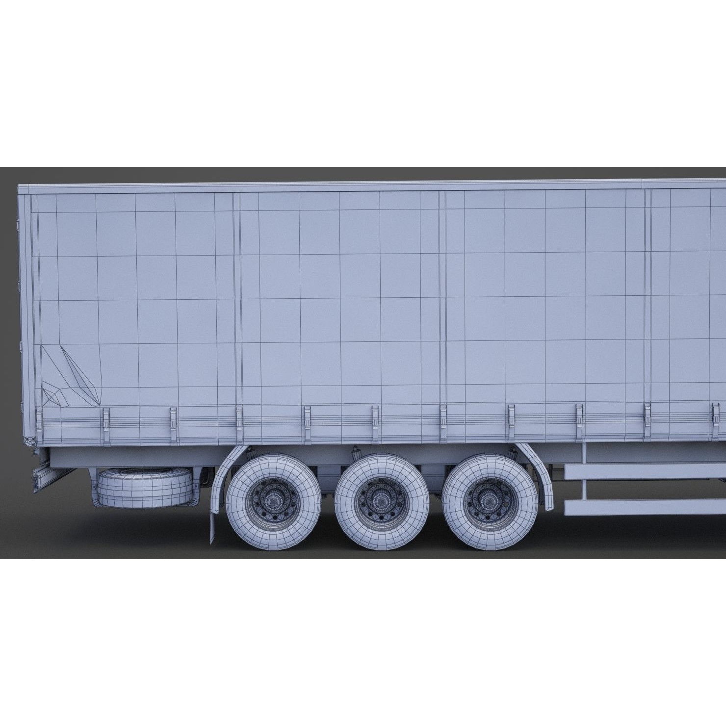 Container Truck 01 - Game-Ready 3D Model - View 35