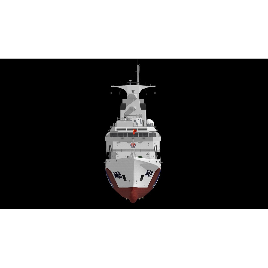 Haixun 06 Cruise Rescue Ship 3D Model – PBR Textured, FBX, OBJ - View 14