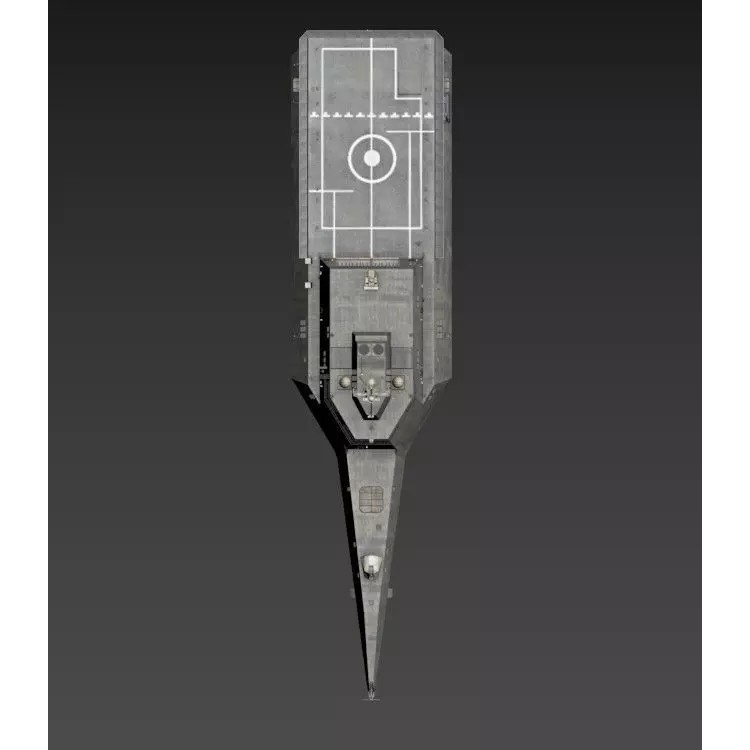USS Independence LCS Trimaran Warship 3D Model – High Poly Game Asset, FBX - View 13