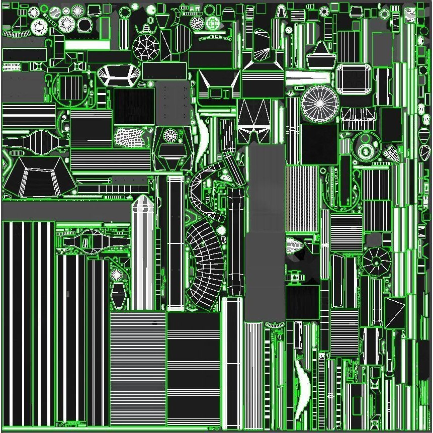 International Fleetstar Flatbed Truck - Low-Poly Game-Ready 3D Model - View 48