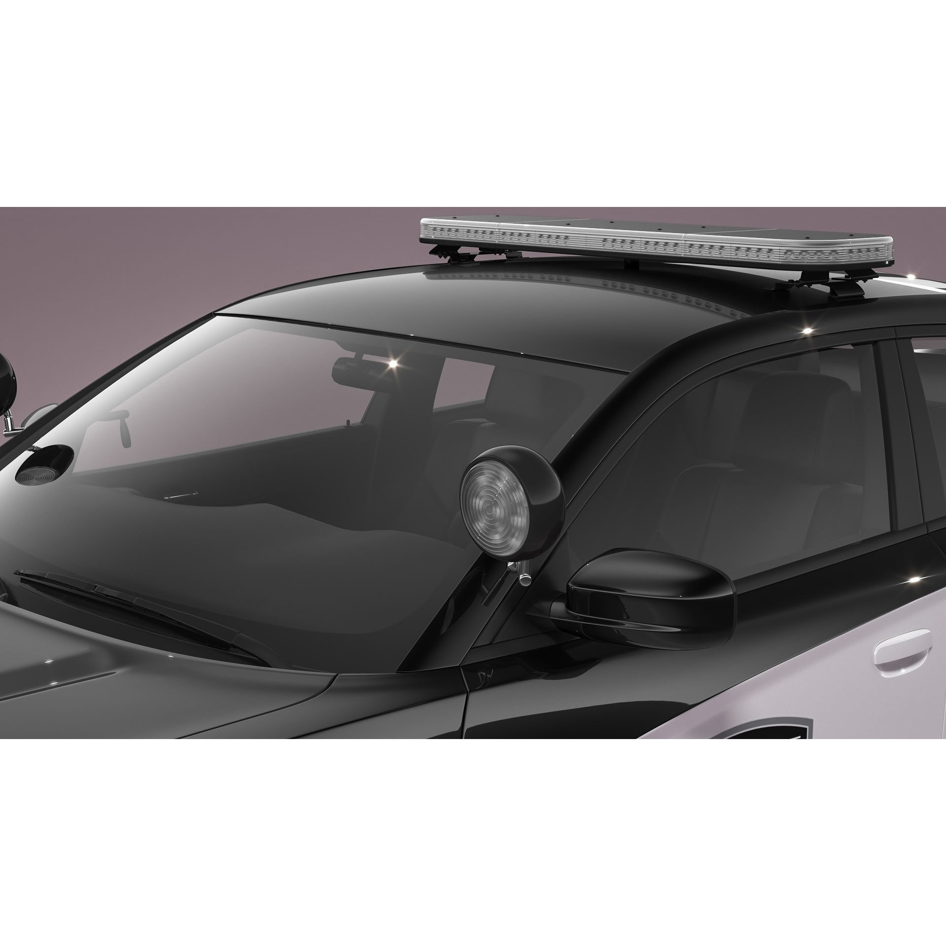 Dodge Charger Police - Game-Ready 3D Model - View 17