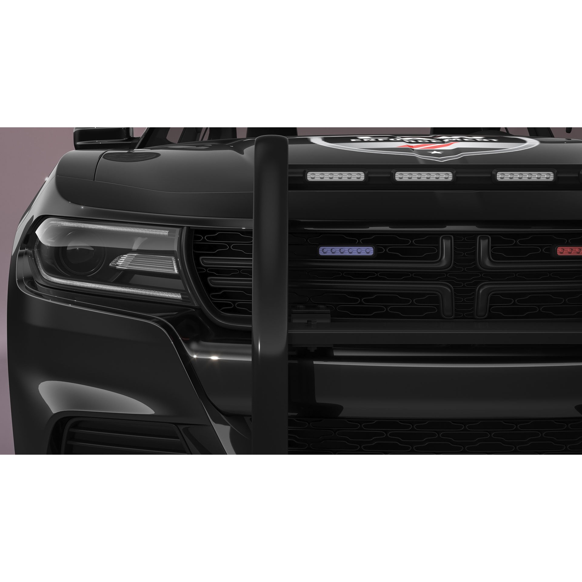 Dodge Charger Police - Game-Ready 3D Model - View 18