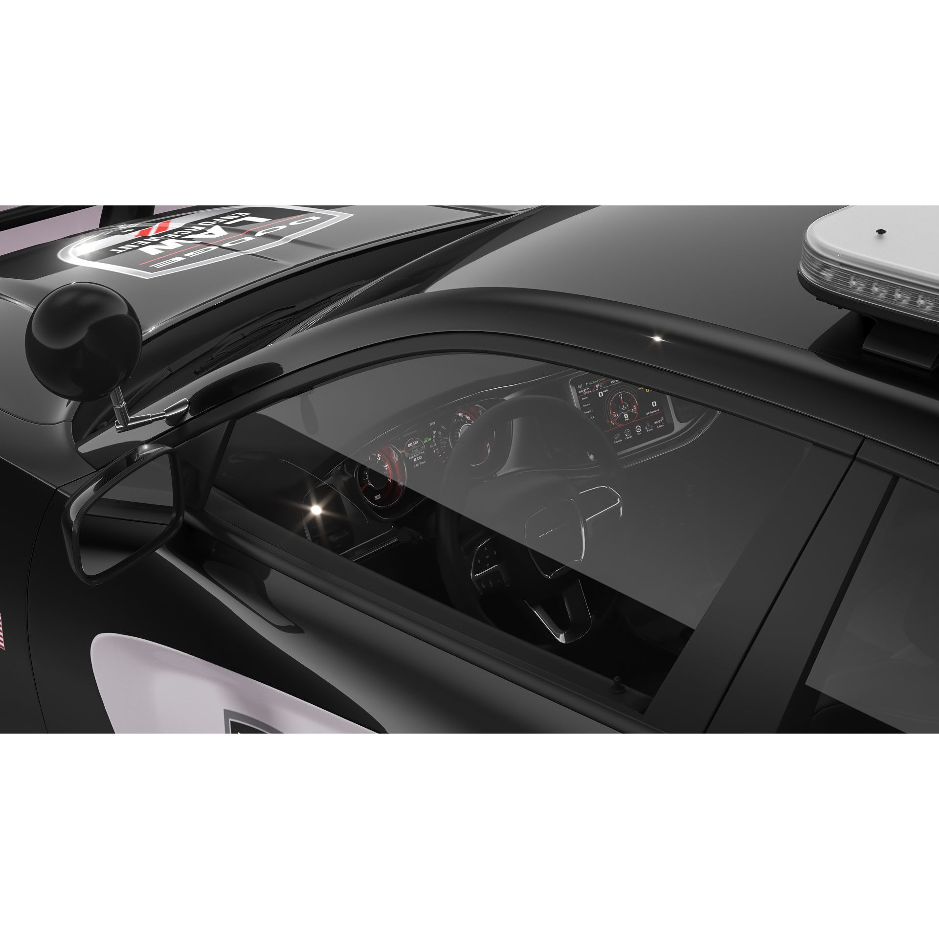 Dodge Charger Police - Game-Ready 3D Model - View 20