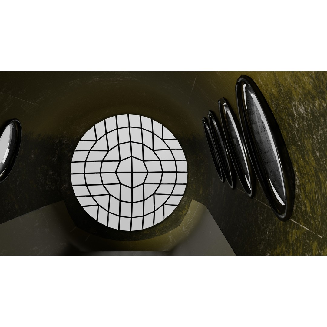 Small Explorer Submarine 3D Model – Low Poly Game Asset, FBX - View 13