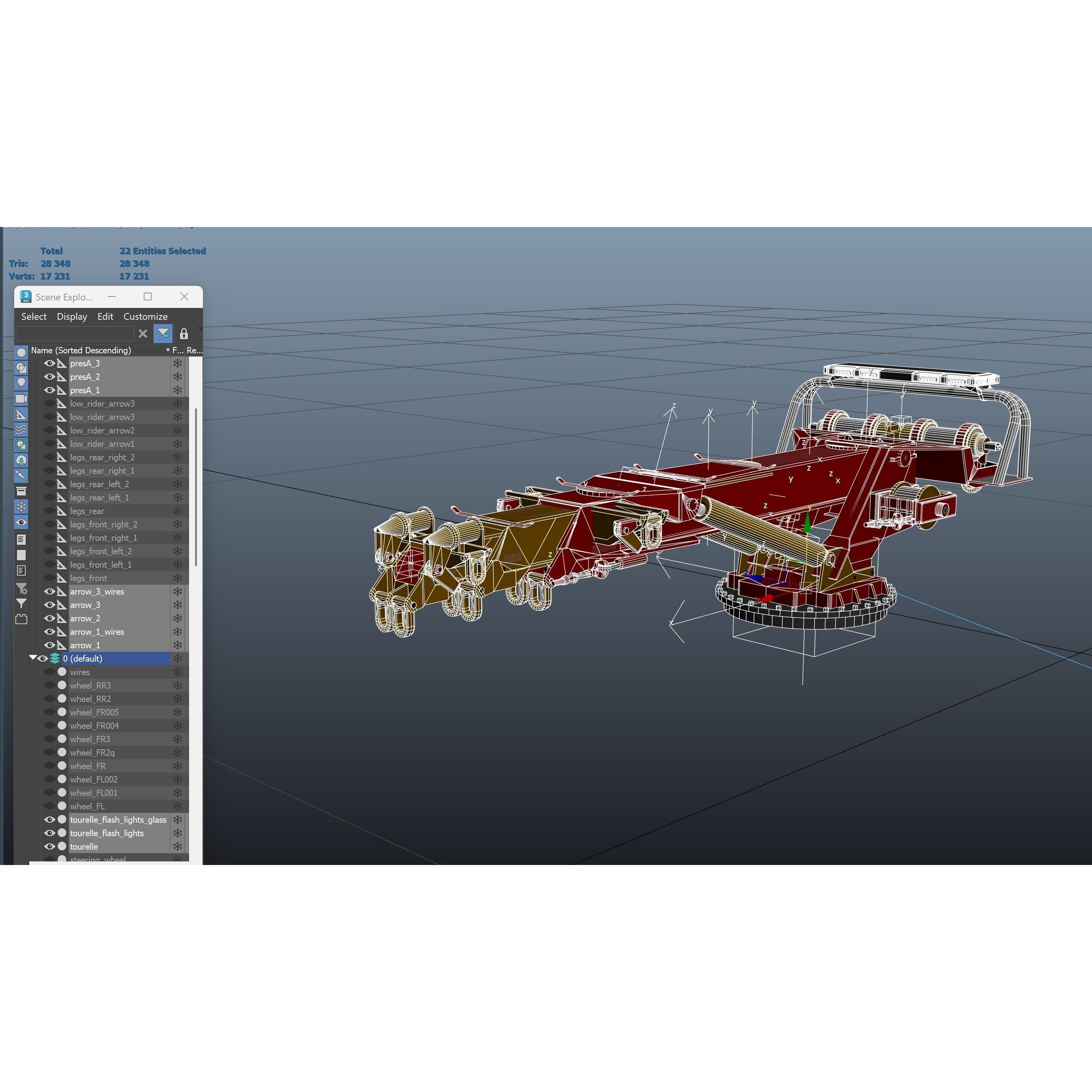 Tweensteer Kenworth W900 Wrecker - Low-Poly Game-Ready 3D Model - View 37